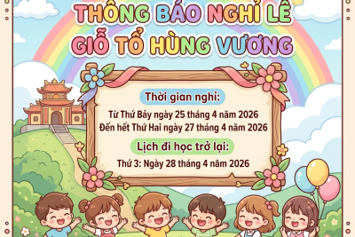Thông báo nghỉ Lễ Giỗ Tổ Hùng Vương