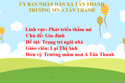 Bài giảng điện tử Tạo hình rau củ quả